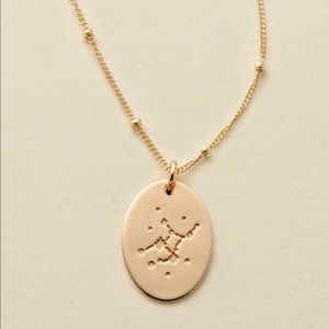 Virgo Astrology Boho Gold Bead Minimalist Necklace *NWT*